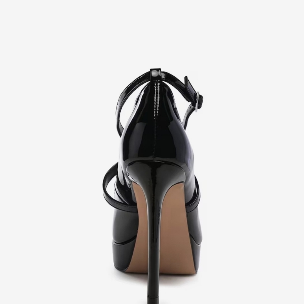 London Rag "pixie dust" platform pumps - Picture 3 of 3